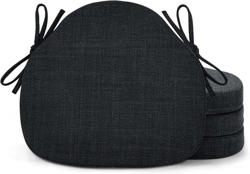 Vista 27 de Shinnwa Juego de 2 Cojines para Sillas de Comedor, Almohadillas de Asiento Windsor de Espuma de Alta Resistencia, Cojines para Sillas de Cocina