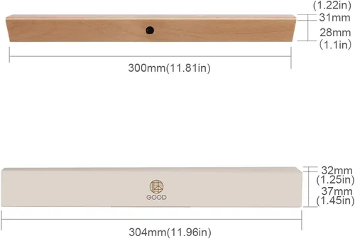Vista 7 de Luces inalámbricas para debajo del gabinete, luces de armario con sensor de movimiento, luces nocturnas inalámbricas recargables por USB, luz