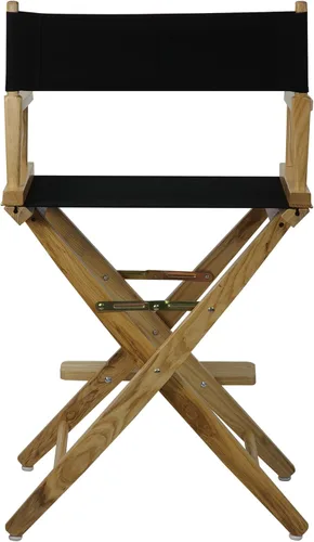 Vista 98 de American Trails - Silla de director extra ancha de 24 pulgadas, marco negro con lienzo verde cazador, altura de mostrador