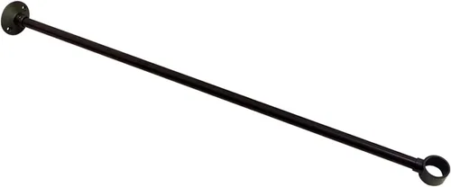 Vista 18 de Naiture - Soporte de techo para barra de ducha de acero inoxidable de 12 pulgadas, varilla de diámetro exterior de 5/8 pulgadas con bucle de 1 Negro