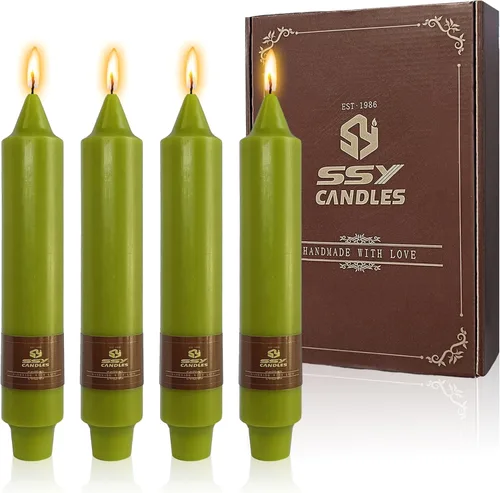 Vista 83 de Velas de hechizo blanco de 5 pulgadas, velas cortas cónicas de vigilia, velas de campanilla, 4 unidades para oración y meditación de fe religiosa