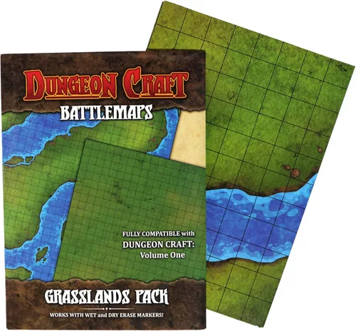 Vista 11 de Dungeon Craft RPG & DND Set de Inicio – Kit de Esenciales de Mapas Plegables – Set de 4 – Expedición