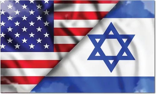 Vista 9 de Magnet Me Up Calcomanía magnética de bandera estadounidense e israelí, 4 x 6 pulgadas, azul y blanco, imán automotriz resistente para automóvil