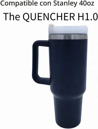 Vista 4 de Tapa de repuesto para vaso de 40 onzas, apta para vaso Stanley Adventure Quencher H2.0 de 40 onzas y 64 onzas (rosa de 40 onzas)