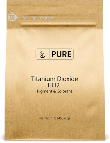 Vista 5 de Pure Original Ingredients Dióxido de titanio (4 oz) de origen natural, pigmento y colorante