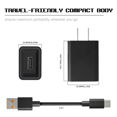 Vista 6 de Cable de carga compatible con NOCO Boost X GBX45 GBX55 GBX75 GBX155 Sport Battery Jump Starter Cable de alimentación (tipo USB-C, 5 pies)