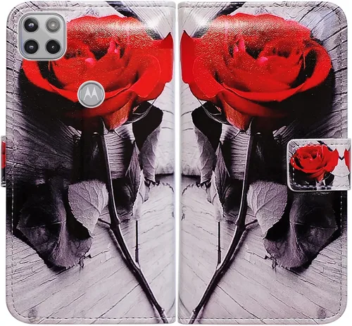 Vista 16 de Bcov Motorola One 5G Ace - Funda de piel con tapa y diseño de pájaro negro, con ranuras para tarjetas, cierre magnético y soporte