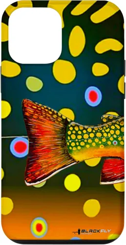 Vista 16 de Brook Trout Fly Fishing Trout Skin Phone Case by Black Fly Case for iPhone 17