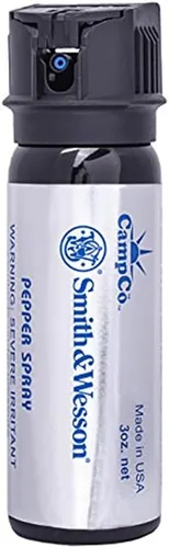 Smith & Wesson Pepper Shield - Spray de pimienta grande de liberación rápida para mujeres, llavero de autodefensa de fuerza policial con funda