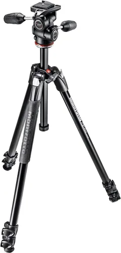 Manfrotto mk290 X TA3 – 3 W 290 Xtra 3-Way Head Kit – Versión Internacional (no US de garantía) (Negro)