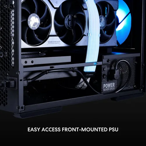 Vista 3 de Lian Li Lancool 207 Compact ATX RGB Carcasa de Computadora para Juegos, Chasis de Torre con Paneles de Malla Optimizados para el Flujo de Aire