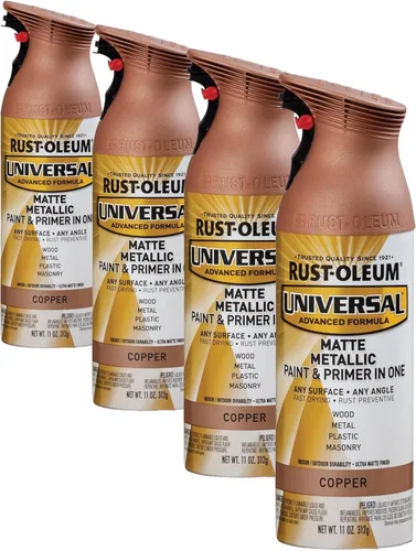 Vista 166 de Rust-Oleum 267298-6PK Pintura en aerosol martillada universal para todas las superficies, 12 onzas, blanco, paquete de 6