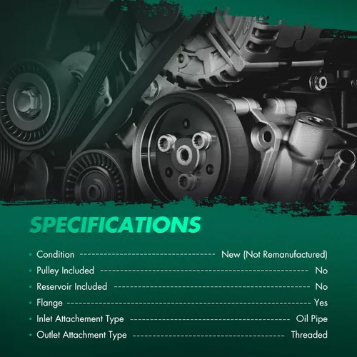 Vista 2 de SCITOO Bomba de dirección asistida para 2000 para 323Ci, 2000 para 323i, 2001-2006 para 325Ci, 2001-2005 para 325i, 2000 para 328Ci, 2000 para 328i