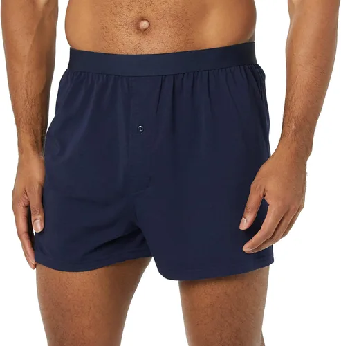 Vista 2 de Tienda Essentials Men's Relaxed-Fit Cotton Modal Boxer Short (Previously Tienda Aware), Pack of 3