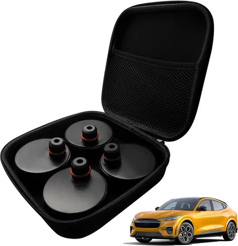 Vista 8 de BestEvMod Juego de 4 almohadillas de elevación Mach E para gato de suelo, compatibles con accesorios Mustang Mach-E 2025 2024 2023 2022 2021