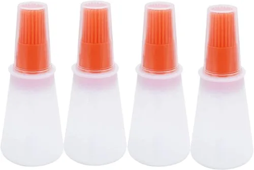 Vista 9 de Cepillo para botellas de aceite de silicona, cepillos para barbacoa/pastelería, parrilla de cocina de silicona, cepillo para botellas de aceite