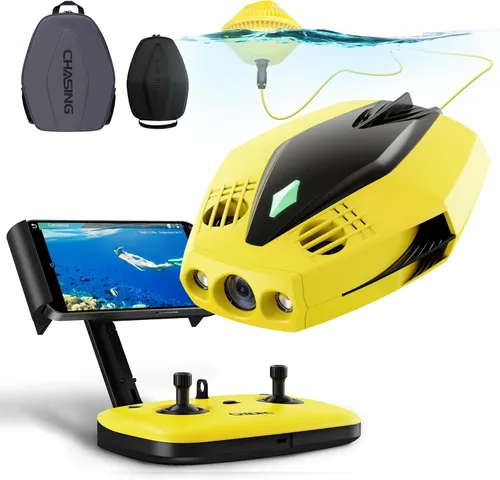 Cámara de Dron Submarino Chasing Dory, ROV de Fotografía Submarina de 1080p Full HD, Observación en Tiempo Real, Control Remoto por App y Bluetooth,