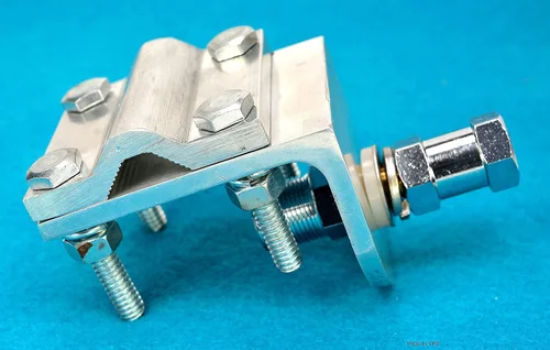 Vista 5 de Antena de Radio CB Montaje de Espejo de Ranura Única con Perno SO239 - Aries 30303 - Paquete - Comparar con RV1