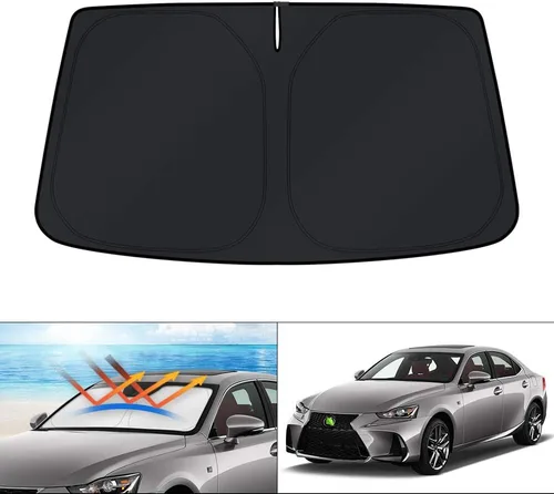 Vista 196 de KUST Parasol para parabrisas para Chevy Malibu 2013 2014 2015 accesorios de ventana cubierta solar plegable bloquea los rayos UV mantener el coche
