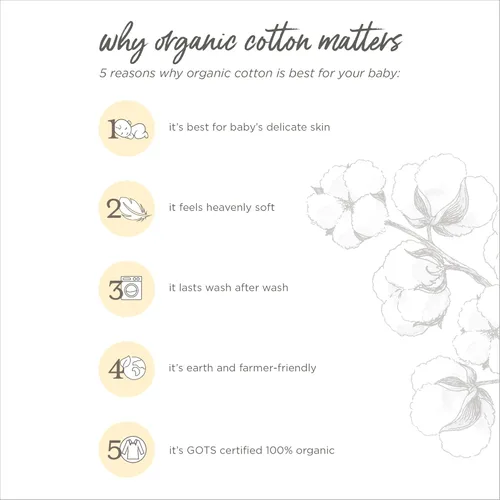 Vista 7 de Burts Bees Baby - Enterizo para bebés niños overol de una pieza 100 algodón orgánico