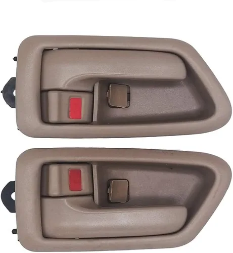 BOPART Manija de Puerta Interior para Toyota Camry 97-01, 1997 1998 1999 2000 2001 Camry Repuesto de Manija de Puerta Interior Delantera Trasera