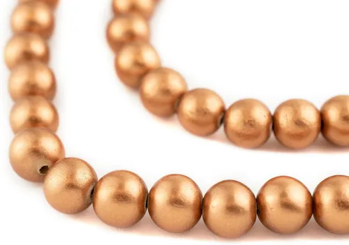 Vista 164 de TheBeadChest: cuentas de madera redondas naturales de 0.315 pulgadas, cuentas de madera sueltas espaciadoras para fabricar joyas, 4 tamaños