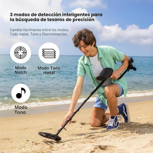 Vista 2 de Detector de metales Bounty Hunter TK4 Tracker IV, Detector de metal, Negro