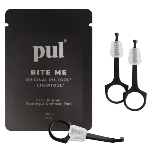 Vista 25 de PUL - Paquete de 2 masticables 2 en 1 Invisalign y herramienta de extracción de alineadores para alineadores transparentes, retenedores y bandejas