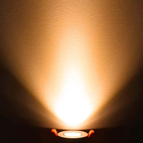 Vista 7 de LightingWill Downlight LED regulable de 2 pulgadas, luz de techo empotrable COB de 3 W, blanco ultra cálido 2700 K, CRI80, equivalente a bombillas