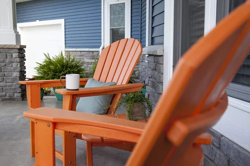 Vista 8 de POLYWOOD South Beach Adirondack, sillón ideal para la playa., Verde