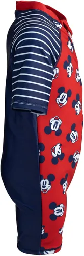 Vista 4 de Disney Mickey Mouse Toy Story - Traje de sol con cremallera para recién nacido a niño pequeño (0-3 meses - 5T)