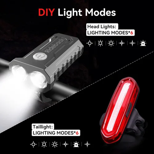 Vista 2 de Skateboard Lights, 600 Lumens USB Rechargeable LED for Electric Longboard, Scooter, Helmet & Bike, Metal Quick-Release Mount, IPX7 Waterproof for