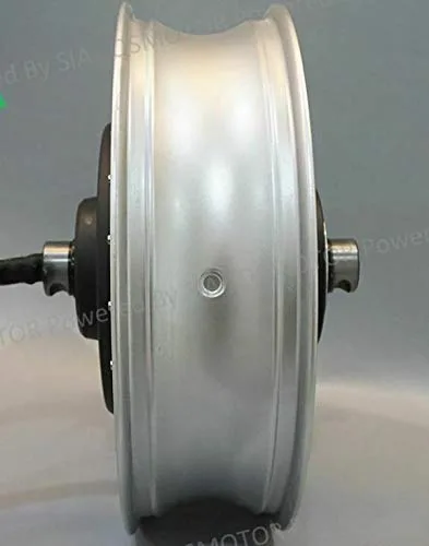 Vista 3 de Motor eléctrico sin escobillas del eje de la vespa de la motocicleta del poder más elevado 8KW 72V 55-74mph NUEVO