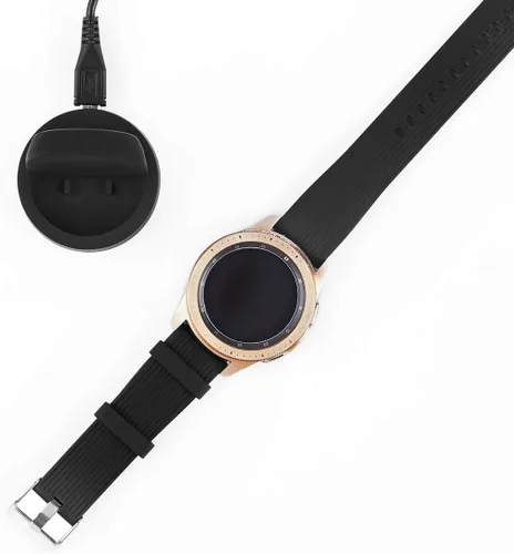 Vista 3 de Cable de carga USB de repuesto para Galaxy Watch, AWADUO Wireless Charger Dock para Samsung Galaxy Watch SmartWatch SM-R800/R805/R810/R815, adecuado