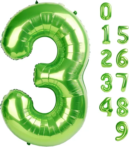 Vista 148 de Globos de números 0 de 40 pulgadas, globos negros de números para números 10, 20, 30, 40, 50, 60, 70, 80, 90, 100, globos de números 10, 20, 30, 40