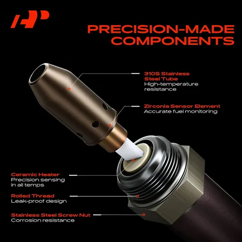 Vista 4 de A-Premium Sensor de oxígeno O2 ascendente compatible con modelos Nissan, Infiniti y Chevrolet - Altima 2013-2017, Sentra, Versa, Frontier, Murano