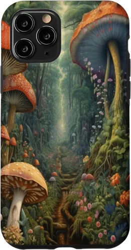 Vista 10 de Funda para iPhone 14 Fantasía y Bosque Mágico Encantado