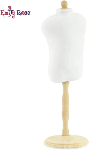 Vista 5 de Emily Rose Forma de maniquí de muñeca de 18 pulgadas, relleno 100% de algodón para coser y exhibir, compatible con ropa para muñecas American Girl