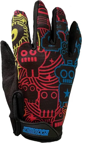 Vista 2 de ZippyRooz Guantes de bicicleta largos para niños pequeños y pequeños