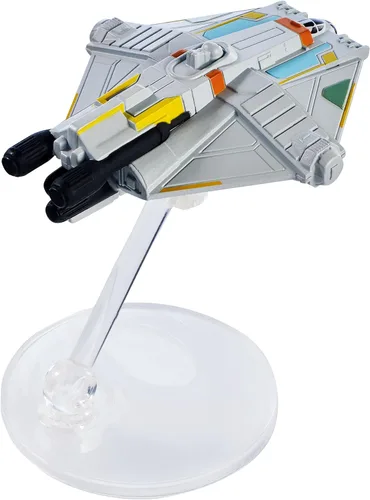 Vista 2 de Hot Wheels Star Wars Rogue One nave espacial, Ghost (Rebels)