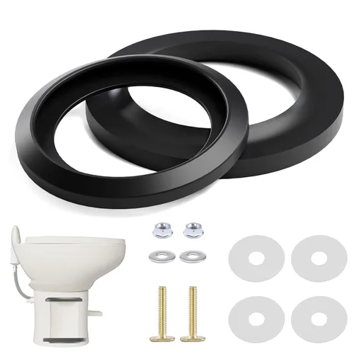 Vista 8 de MENNTY 34120 Kit de sello de inodoro RV - Junta de bola de reemplazo compatible con Thetfords Aqua Magic Style II, Plus, Residence - Partes de goma