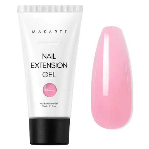 Vista 28 de Makartt Gel de uñas de poligel 50ml, gel constructor para uñas sin hema, rosa y marrón, fortalecedor multifuncional para extensión de uñas, gel duro