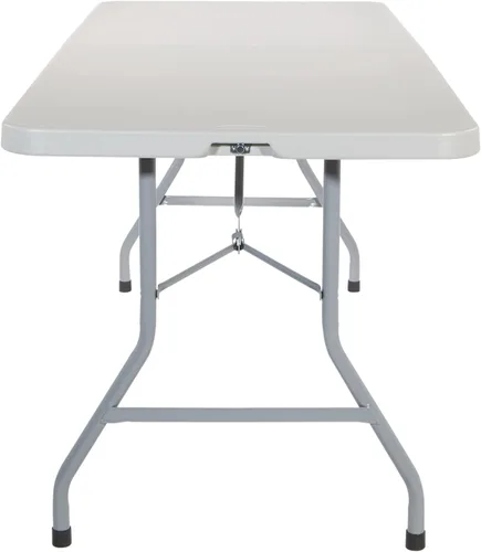 Vista 5 de Mesa cuadrada de resina multiuso Office Star Work Smart 36 x 36 x 29 pulgadas, Resina/Plástico, Blanco crudo