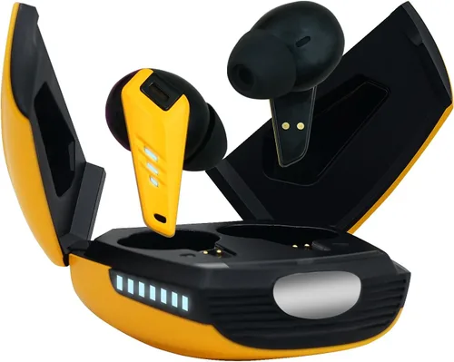 Auriculares inalámbricos Bluetooth BT5.3 Chip Bluetooth para juegos con 25 ms de latencia ultra baja y luz de respiración fría, diseño ergonómico,