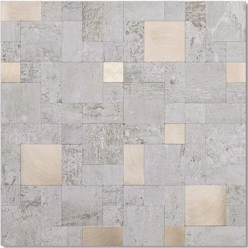 Vista 18 de DICOFUN 1 hoja de azulejos de cobre para despegar y pegar, azulejos de acero inoxidable para salpicaduras de metal para cocina, pegar en protector