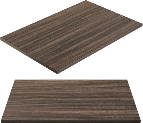 Vista 6 de Kaboon Mesa universal de 24 x 24 pulgadas, paquete de 2, solo encimera reversible de melamina, uso doméstico o comercial en interiores, 1 pulgada