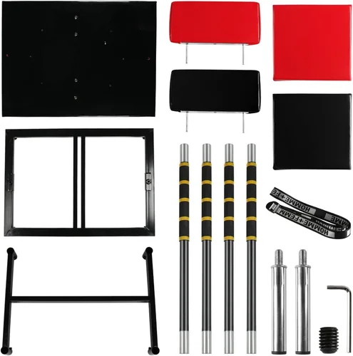 Vista 4 de INNOLIFE Mesa de batalla profesional de lucha con brazo con correa de muñeca, mesa de entrenamiento de competición para gimnasio en casa