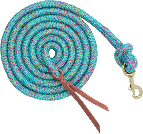 Vista 13 de Cuerda de Guía Weaver Equine Performance, Cuerda de Guía Larga para Caballo con Enganche Rápido para Cabestro, Agarre Suave y Cómodo, Equipo