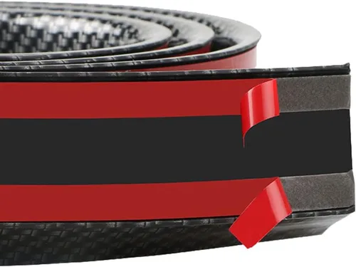 Vista 3 de TuTuYa Juego Universal de Alerón de Maletero de Fibra de Carbono, Kit de Alerón de Labio, 1.5m/4.92ft Alerón Universal para Coche, Barra de Alerón