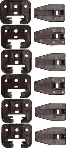 Lote de 6 Rite Trak 1 juegos (kit de reparación de cajones), marrón, L6CRT1